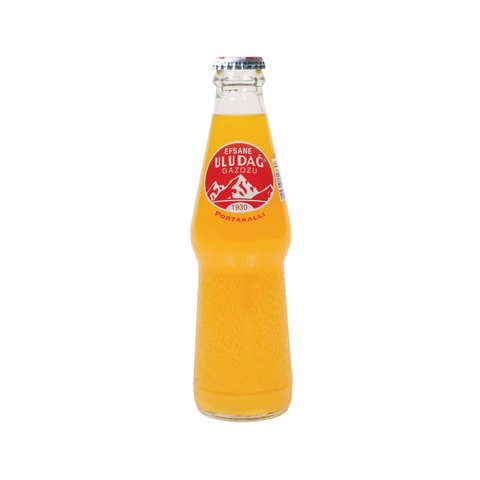 Uludag Gazoz Orange Glass Bottle - 250ml