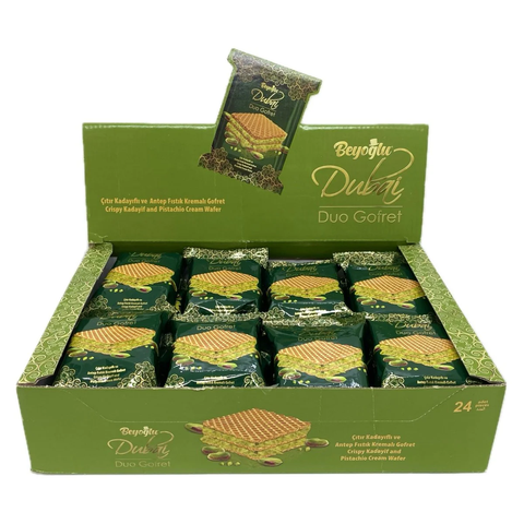 Beyoğlu | Dubai Duo Wafer (Pistachio and Kadayif Cream Filled) - 36g